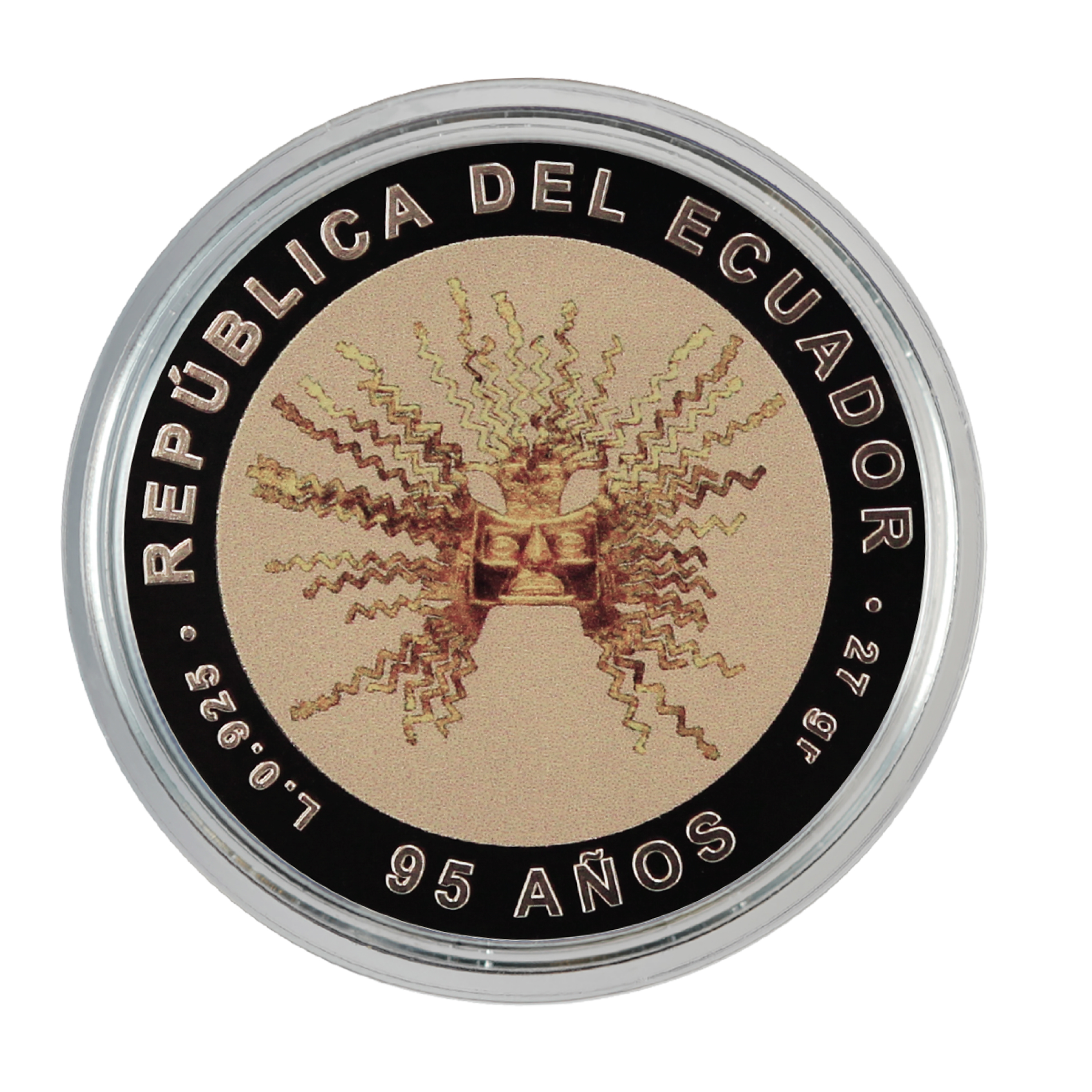 Medalla BCE 95 - Reverso